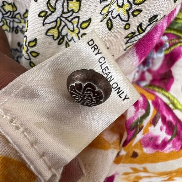 *** Aratta Silent Journey Boho Embroidered Print Top Size S (D) - Picture 15 of 15